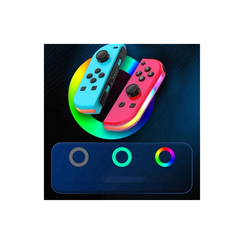 CONTROL MANDO INALÁMBRICO PARA NINTENDO SWITCH JOY-CON AZUL / ROJO | LED