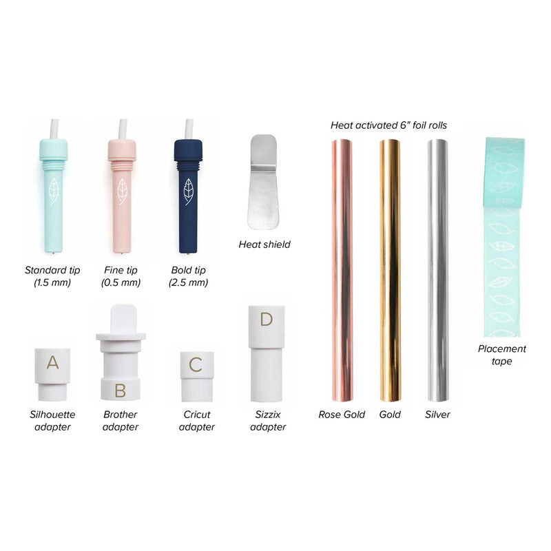 KIT BOLIGRAFOS TÉRMICOS FOIL QUILL PLOTTER SILHOUETTE CRICUT 0°