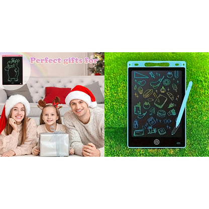 TABLET DIDÁCTICA DIBUJO PIZARRA ELECTRÓNICA LÁPIZ ÓPTICO AZUL CLARO