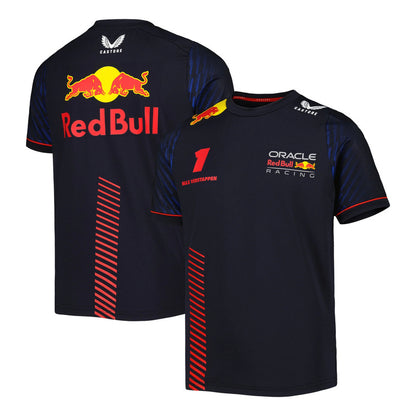 CAMISETA F1 RACING DEPORTIVA POLIESTER TRANSPIRABLE REDBULL AZUL MARINO REDBULL F1 - 1 MAX VERSTAPPEN 2XL (ASIA) POLIÉSTER