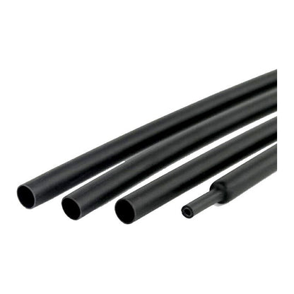 10X CONECTOR TERMOENCOGIBLE TERMORETRACTIL NEGRO 4MM X 20MM