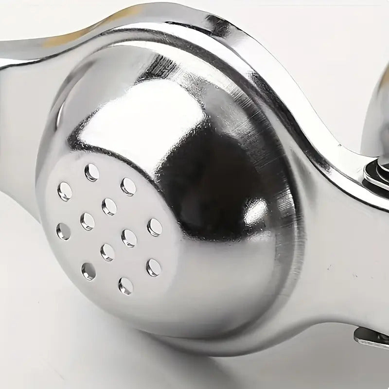 EXPRIMIDOR CÍTRICOS ACERO INOXIDABLE ANTIDESLIZANTE COCINA PLATEADO