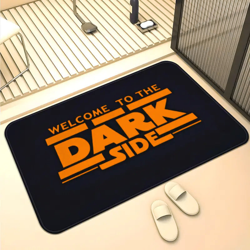 TAPETE HOGAR COCINA ENTRADA CASA DARK SIDE NARANJA 40X60 60 CM 40 CM STAR WARS NEGRO/NARANJA