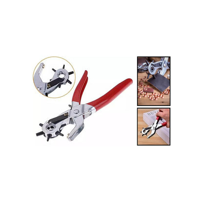 PINZA PERFORADORA OJALES CUERO 6 TAMAÑOS MARROQUINERÍA