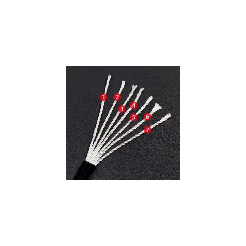 CUERDA PARACORD 7 NÚCLEOS 50 PIES | 15 MTS VERDE MILITAR CAMUFLADO