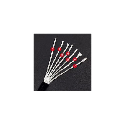 CUERDA PARACORD 7 NÚCLEOS 50 PIES | 15 MTS VERDE MILITAR CAMUFLADO