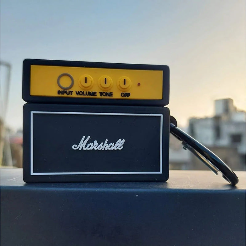 ESTUCHE AUDÍFONOS AIRPODS PRO TIPO AMPLIFICADOR MARSHALL MIXTO