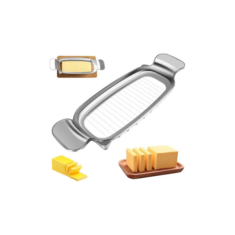CORTADOR QUESO MANTEQUILLA TOFU PROFESIONAL COCINA PLATEADO