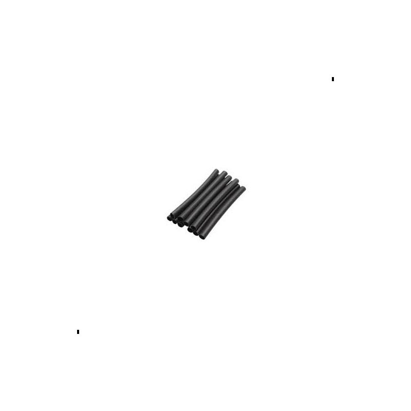 10X CONECTOR TERMOENCOGIBLE TERMORETRACTIL NEGRO 4MM X 20MM