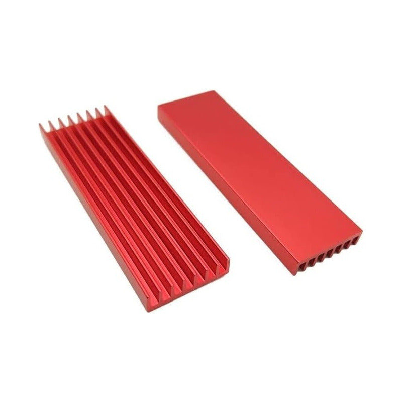 DISIPADOR RAM SO-DIMM Y SSD M.2 NVME LAPTOP PORTÁTIL ROJO