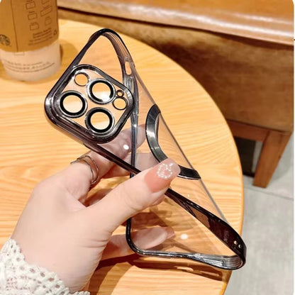 ESTUCHE PROTECTOR FLEXIBLE MAGNETICO QI PARA IPHONE 15 PRO