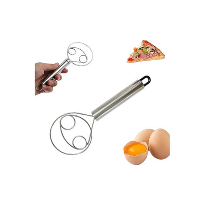 BATIDOR MEZCLADOR MASA DANÉS PAN PASTELERÍA HORNEADO GALLETA PLATEADO