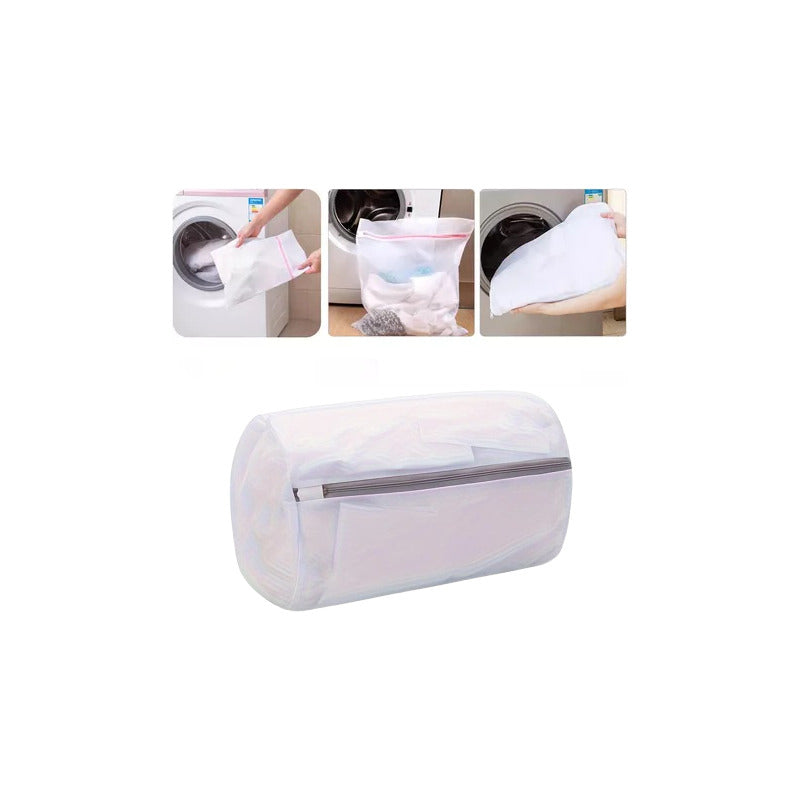 BOLSA LAVADO ZAPATOS TENNIS CALZADO MEDIAS LAVADORA BLANCO
