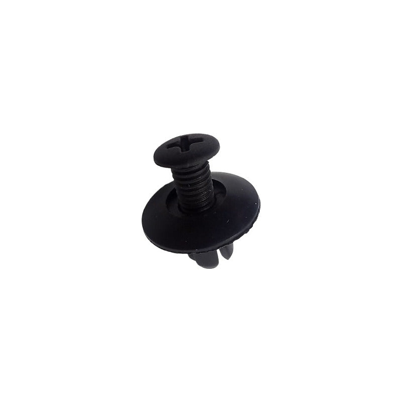 10X PIN CLIP AJUSTE PLÁSTICO VEHÍCULO CARRO 19MM X 12MM X8MM NEGRO