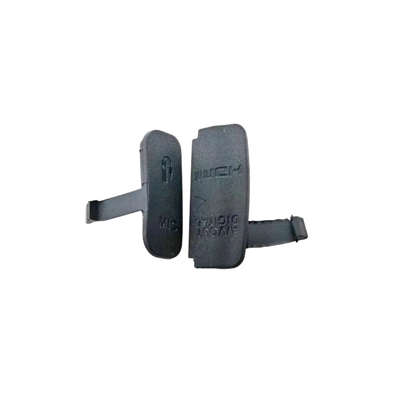 TAPA COBERTOR GOMA CAUCHO GUARDAPOLVO CONEXIONES CANON 600D NEGRO