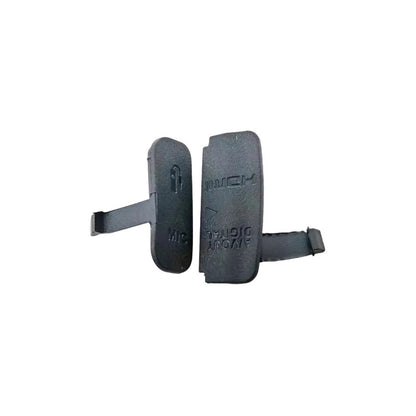 TAPA COBERTOR GOMA CAUCHO GUARDAPOLVO CONEXIONES CANON 600D NEGRO