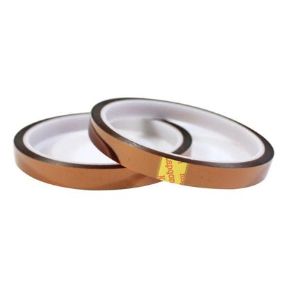 2X CINTA TÉRMICA 8MM 10MTS 50° 260°C SUBLIMACIÓN ELECTRÓNICA NARANJA CLARO