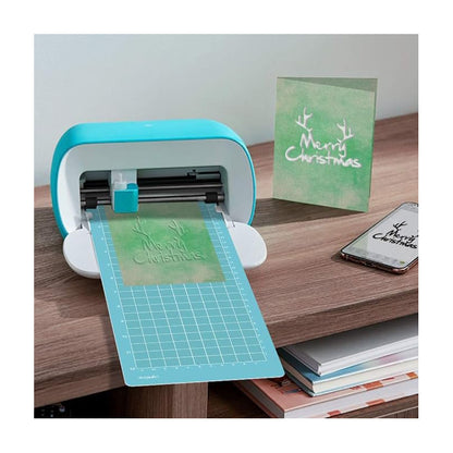 TAPETE CORTE 12  X 4.5  PARA CRICUT JOY LIGHT GRIP AZUL AGUA