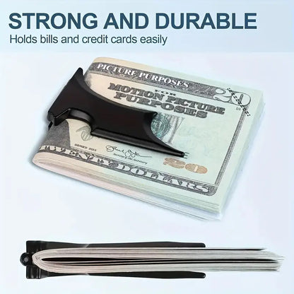 PINZA CLIP SUJETA BILLETES LOGO BATMAN PLEGABLE NEGRO LISO