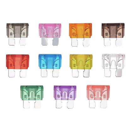 JUEGO 11 FUSIBLES STANDAR CARRO ATO/ATC DE 2A - 40A SET KIT