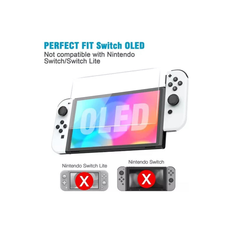 PROTECTOR PANTALLA NINTENDO SWITCH OLED VIDRIO TEMPLADO