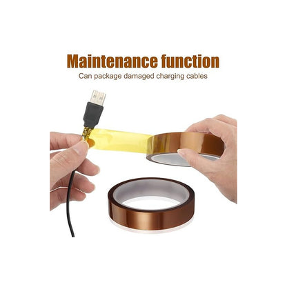 2X CINTA TÉRMICA 20MM 10MTS 50° 260° SUBLIMACIÓN ELECTRÓNICA NARANJA CLARO