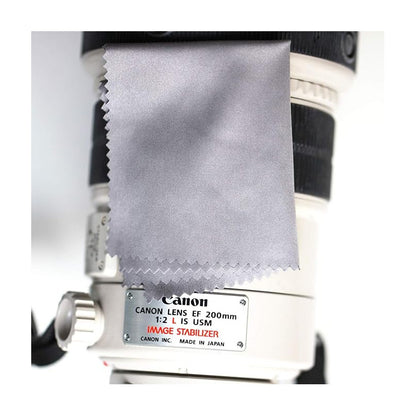 PAÑO SEDA FRANELA LIMPIEZA CELULAR CAMARA GAFAS 60X75MM GRIS