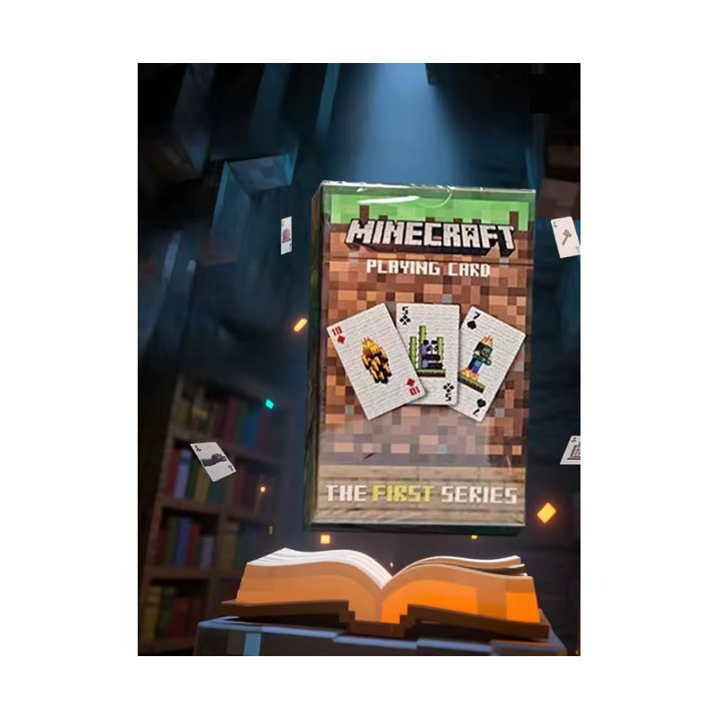 JUEGO CARTAS POKER FIRST SERIES VERSION LIMITADA MINECRAFT PIXEL MINECRAFT INGLÉS