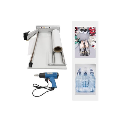 KIT MAQUINA SELLADORA PLÁSTICO + PISTOLA CALOR SET EMPRENDER 110/220V BEIGE