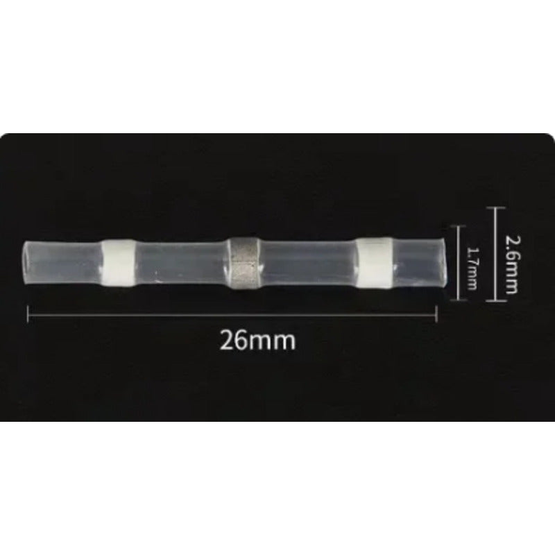 10X CONECTOR TERMOENCOGIBLE TERMORETRACTIL 1.7 X 2.6 X 26 MM