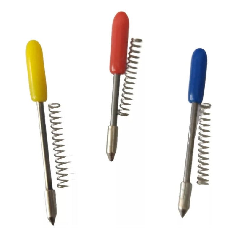 3X SET CUCHILLAS PLOTTER CORTE GRAPHTEC CB09 45° 60° 30° 60°