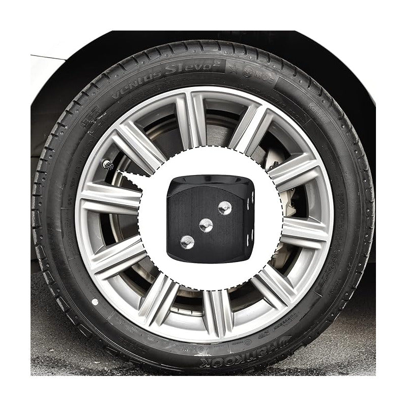 JUEGO TAPA VÁLVULA AIRE NEUMÁTICO LLANTA DADOS ALUMINIO