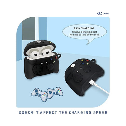 ESTUCHE AUDIFONOS AIRPODS 3 GEN TIPO CONTROL XBOX CLÁSICO MIXTO