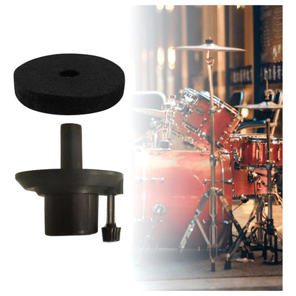 HI-HAT SOPORTE BASE CHARLES PLATILLO BATERÍA PERCUSIÓN NEGRO