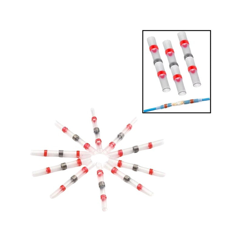 10X CONECTOR TERMOENCOGIBLE TERMORETRACTIL 2.7 X 3.6 X 40 MM