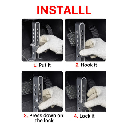 SEGURO ANTIRROBO PEDAL FRENO CLUTH CARRO AUTO CAMIONETA