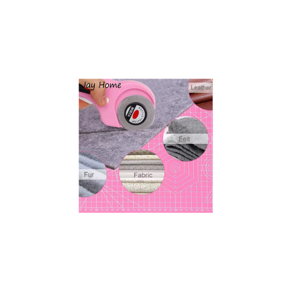 CORTADOR TELA ROTATIVO ROSA 45MM SASTRERÍA COSTURA BRICOLAJE