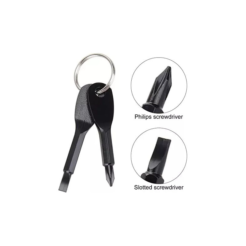 2 PCS DESTORNILLADOR ESTRELLA PALA LLAVES MULTIFUNCIÓN