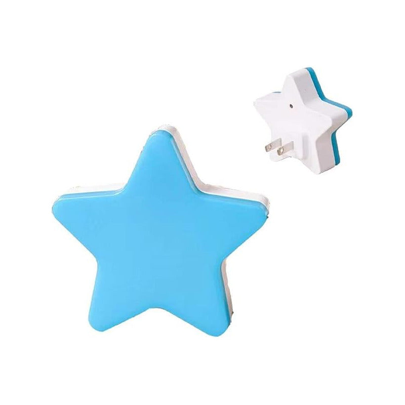 LUZ LED NOCTURNA NIÑOS SENSOR CONTROL PARED ALCOBA AZUL 110V AZUL CLARO