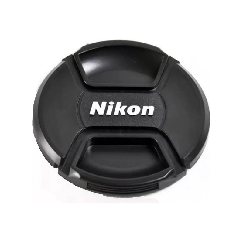 TAPA Ø82MM LENTE NIKON FRONTAL+CUERDA FOTO VIDEO CAMARA NEGRO