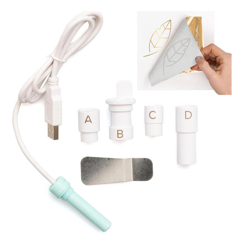 BOLIGRAFO CALOR USB CALIGRAFIA FOIL QUILL CAMEO CRICUT 0°