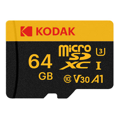 TARJETA MICRO SD 64GB KODAK XC I3 C10 V30 A1 CÁMARA CELULAR