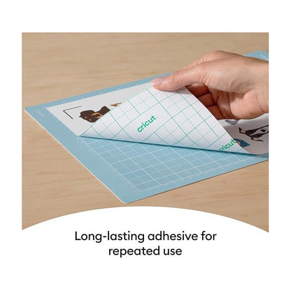 TAPETE CORTE 8X12 PULGADAS LIGHT GRIP PARA CRICUT CAMEO AZUL CLARO