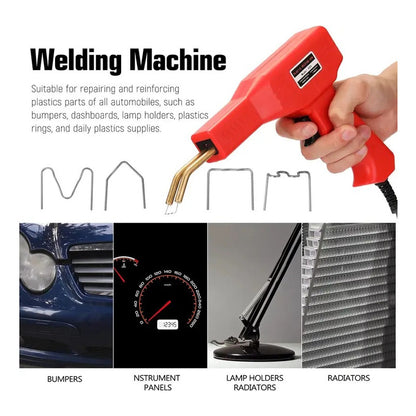 PISTOLA MÁQUINA SOLDAR PLÁSTICO SOLDADOR RESTAURACIÓN ROJO 110V