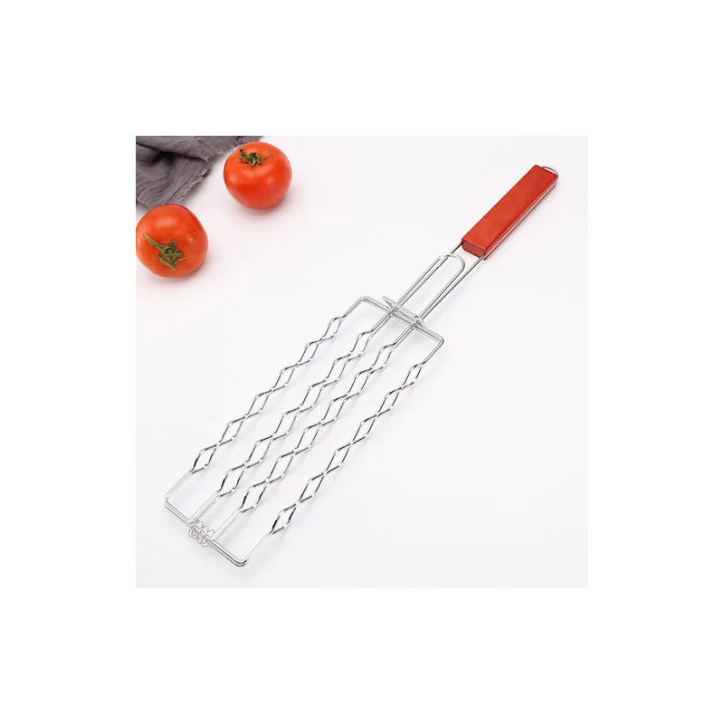 PARRILLA ACERO INOXIDABLE SALCHICHAS BBQ RESTAURANTE COCINA