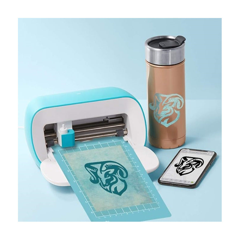 TAPETE CORTE 6.5  X 4.5 PULGADAS PARA CRICUT JOY LIGHT GRIP AGUA