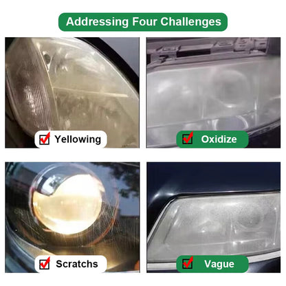 KIT PULIDO RESTAURACION LIMPIEZA FAROS LUCES CARRO CAMIONETA BLANCO