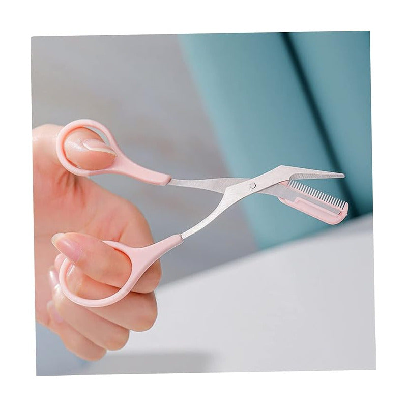 TIJERAS Y PERFILADOR KIT DEPILADOR ARREGLO CEJAS PEINE