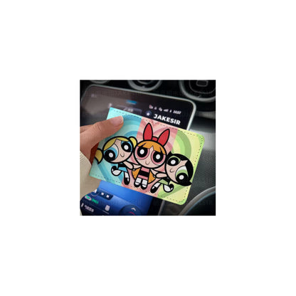 TARJETERO CHICAS SUPERPODEROSAS DOCUMENTOS CÉDULA CRÉDITO MULTICOLOR LISO