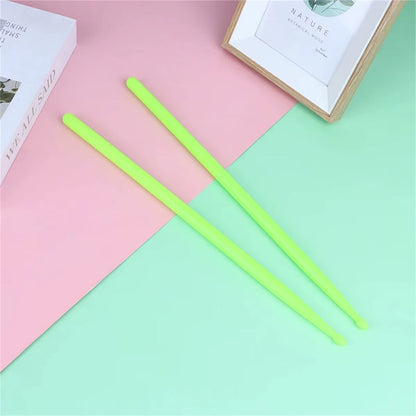 BAQUETAS 5A FLUORESCENTES VERDE BATERÍA PERCUSIÓN LIVE VIDEO VERDE LIMA 5A